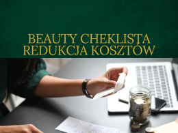 Checklista redukcji kosztów - zjedź do opisu
